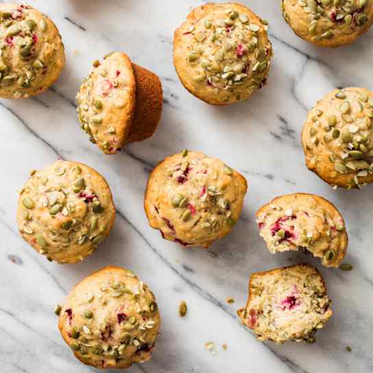 Cranberry-Orange Oat Muffin