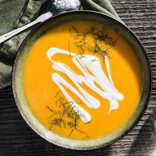 Creamy Butternut and Fennel Soup