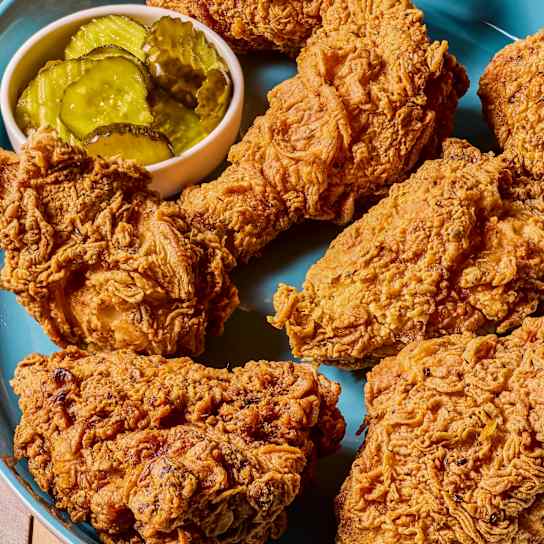 Supercrunchy Buttermilk Fried Chicken