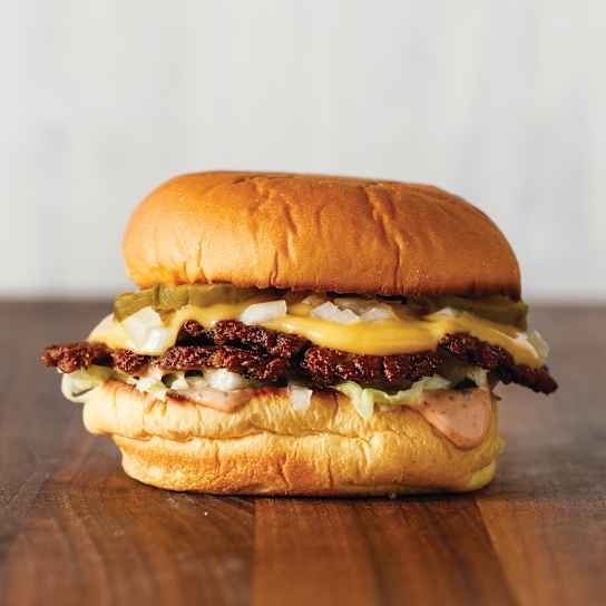 Plant-Based Double Smashie Burgers