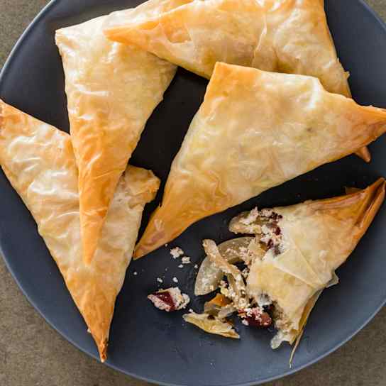 Fennel, Olive, and Goat Cheese Hand Pies