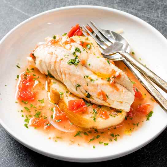 Fish Poached in Crazy Water