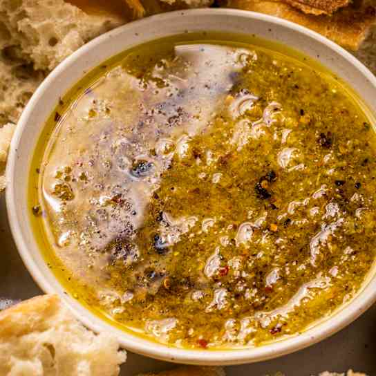 Garlic-Parmesan Dipping Oil