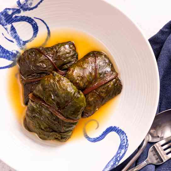 Hashweh Stuffed Swiss Chard