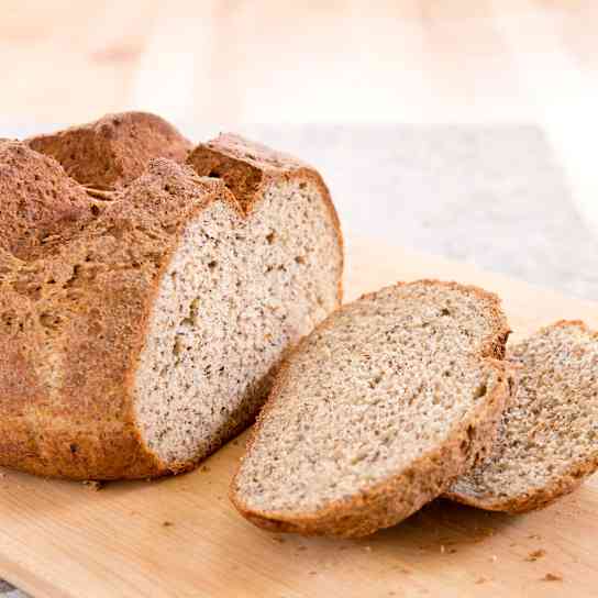 Gluten-Free Hearty Country Flax Bread