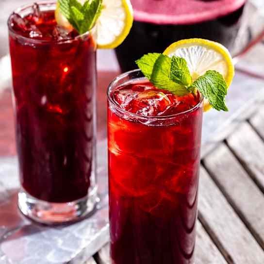 Hibiscus Tea Cocktails