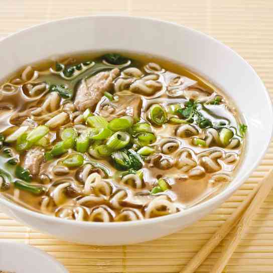 Slow-Cooker Japanese Pork and Ramen Soup