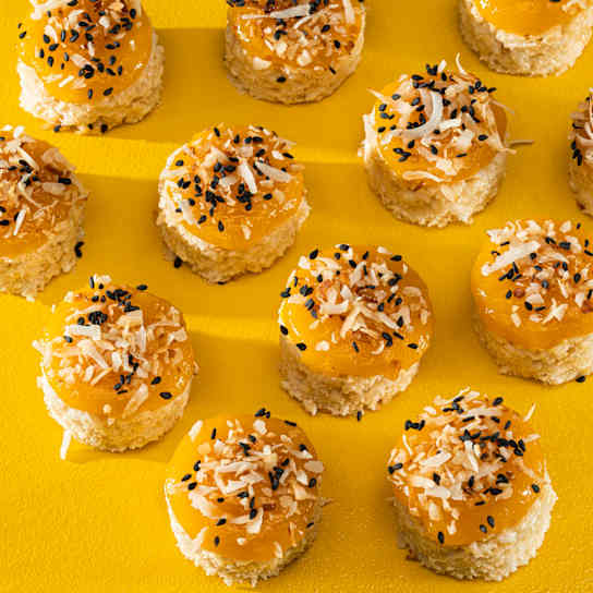Mango–Coconut Rice Krispies Treats