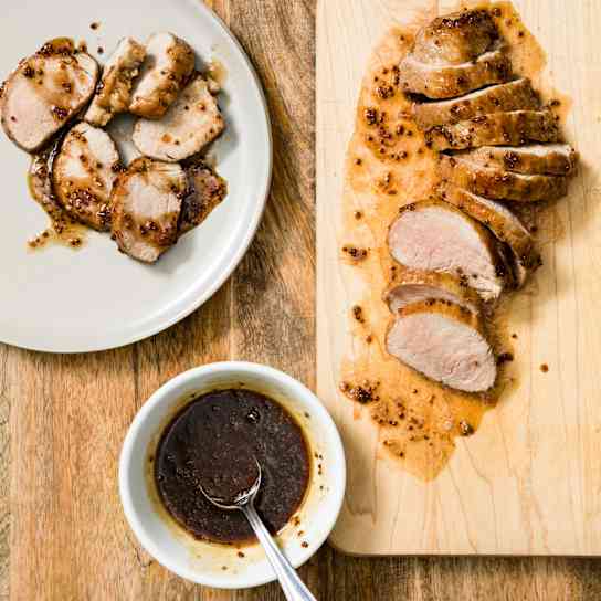 Maple-Glazed Pork Tenderloin for Two