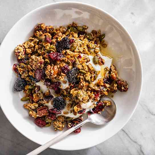 Maple-Pecan Protein Granola