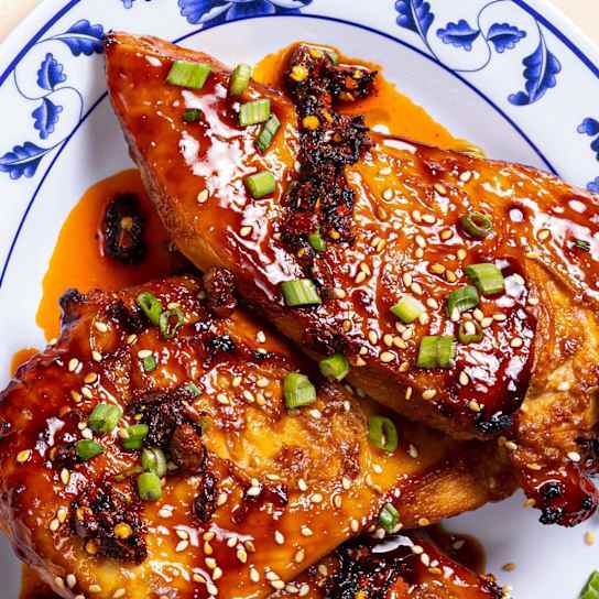 Miso-Glazed Chicken Breasts