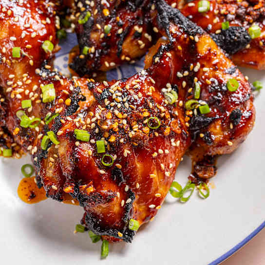 Miso-Glazed Boneless Chicken Thighs