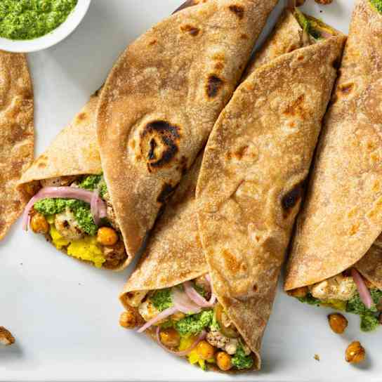 Chapati (Whole-Wheat Wraps)