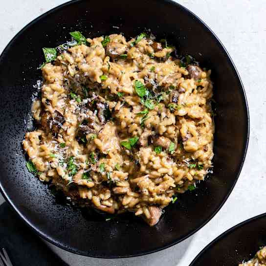 One-Pot Mushroom Risotto