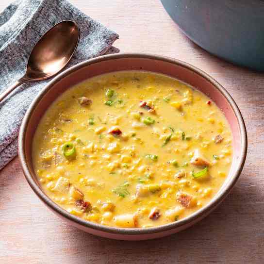 New Orleans-Style Corn Chowder
