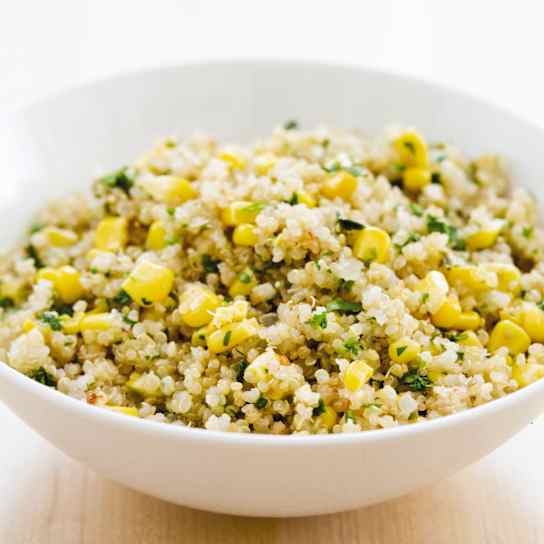 Slow-Cooker No-Fuss Quinoa with Corn and Jalapeño