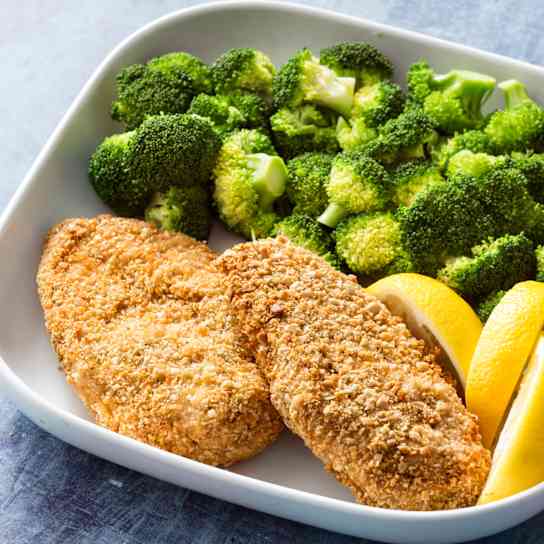 Air-Fryer Nut-Crusted Chicken Breasts