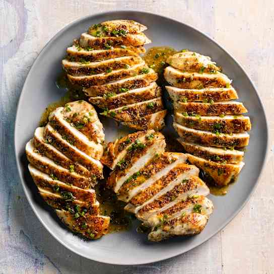 Pan-Roasted Skin-On Chicken Breasts with Herbes de Provence