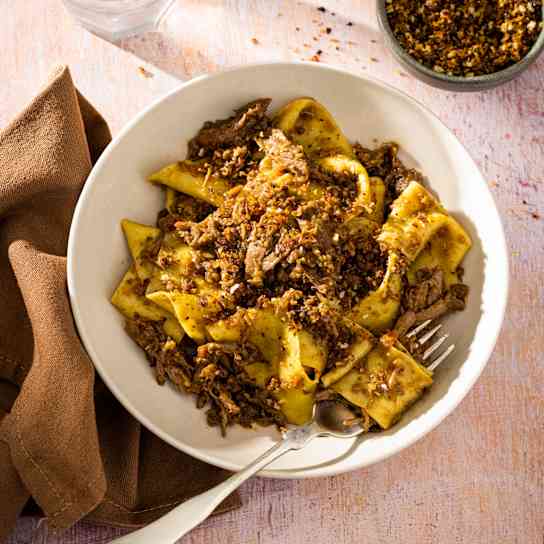 Pappardelle with Duck and Chestnut Ragù