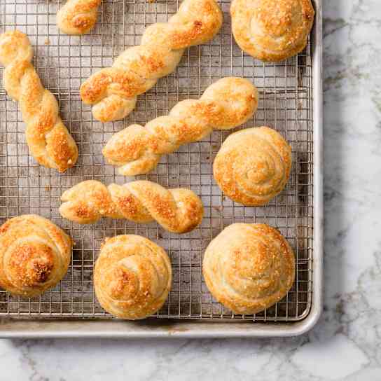 Parmesan Bread Shapes