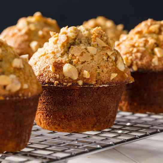 Peanut Butter–Banana Muffins