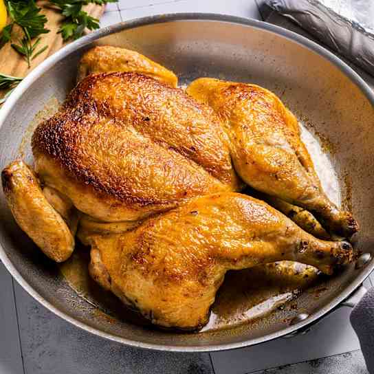 Pollo al Mattone (Chicken Under a Brick)
