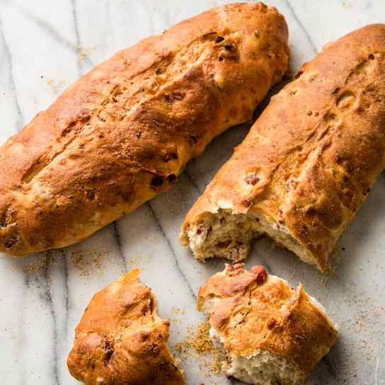Prosciutto Bread with Provolone