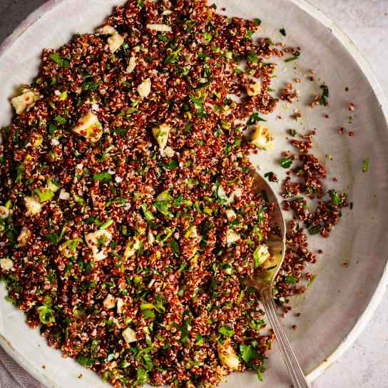 Quinoa Salad with Herbs and Parmesan