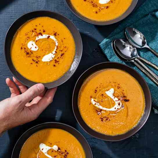 Red Lentil and Squash Soup