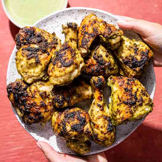 Roast Chicken with Schug