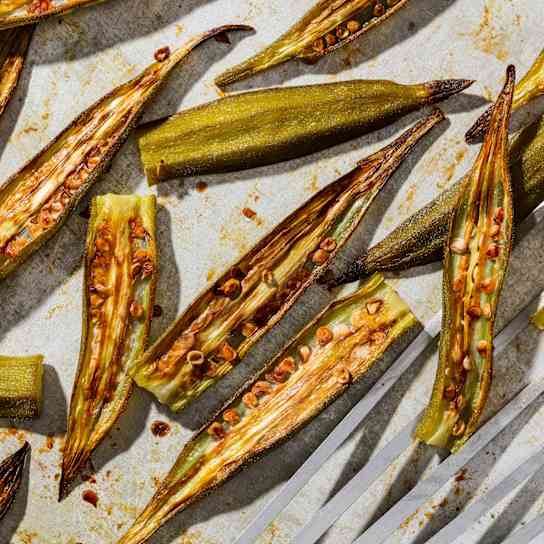 Roasted Okra