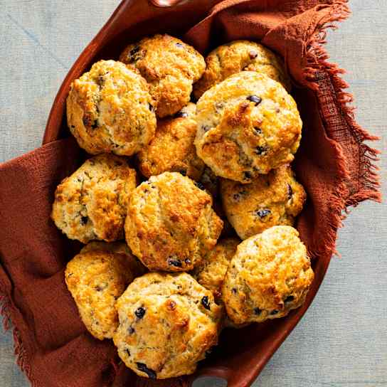 Rosemary and Olive Drop Biscuits