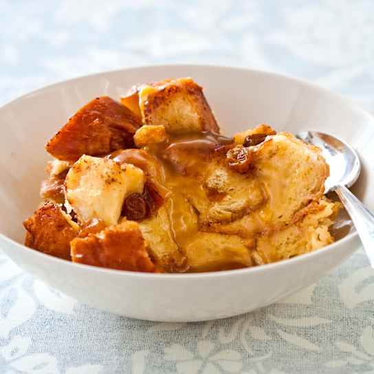 Slow-Cooker Rum-Raisin Bread Pudding