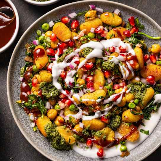 Samosa Gnocchi Chaat