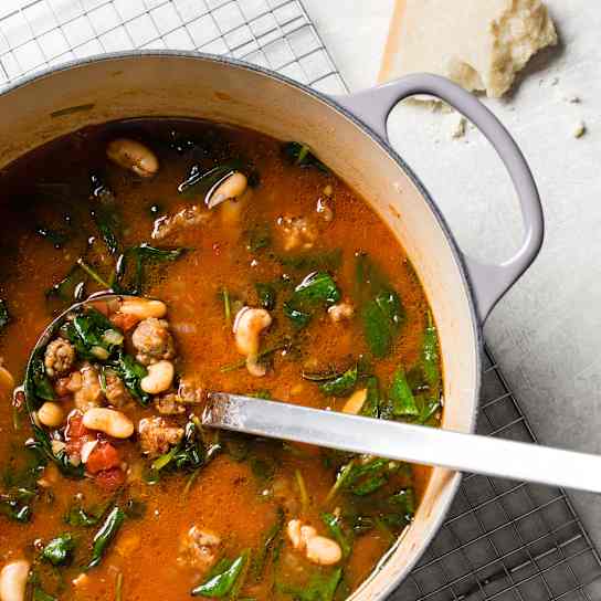 Sausage and White Bean Soup