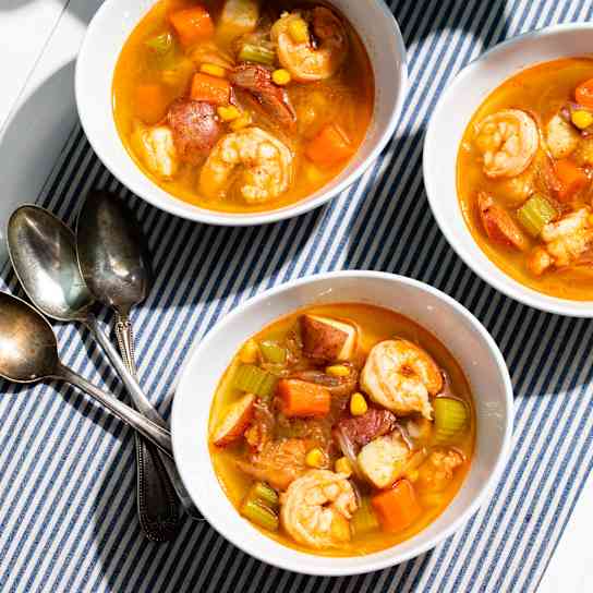 Spicy Shrimp Soup