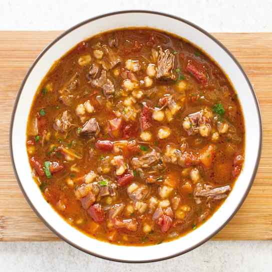 Slow-Cooker Beef and Barley Soup