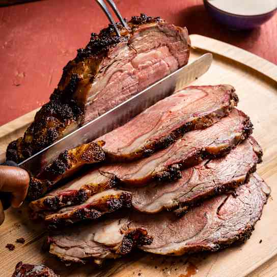 Smoked Prime Rib