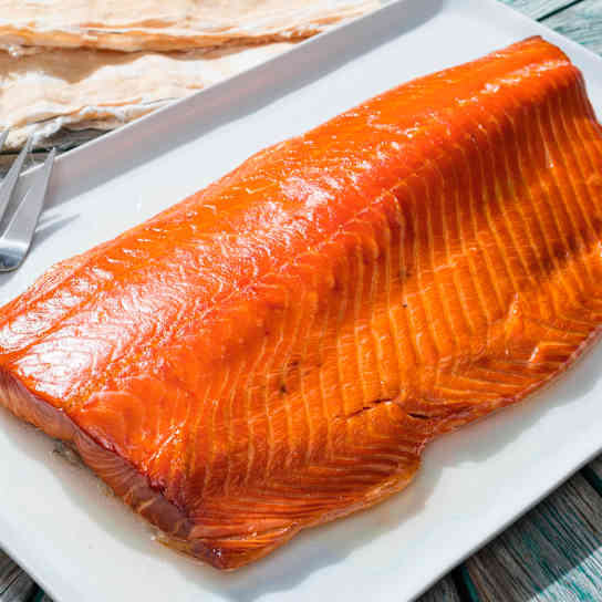 Hot-Smoked Whole Side of Salmon