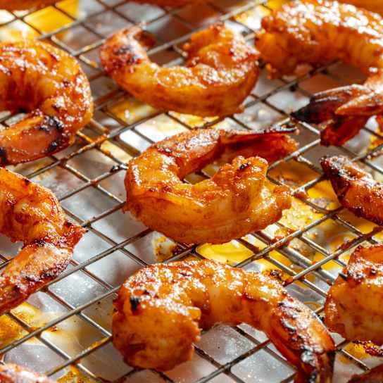 Smoky Broiled Shrimp
