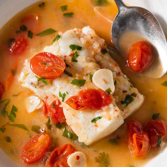 Pesce All'Acqua Pazza (Southern Italian Poached Fish)