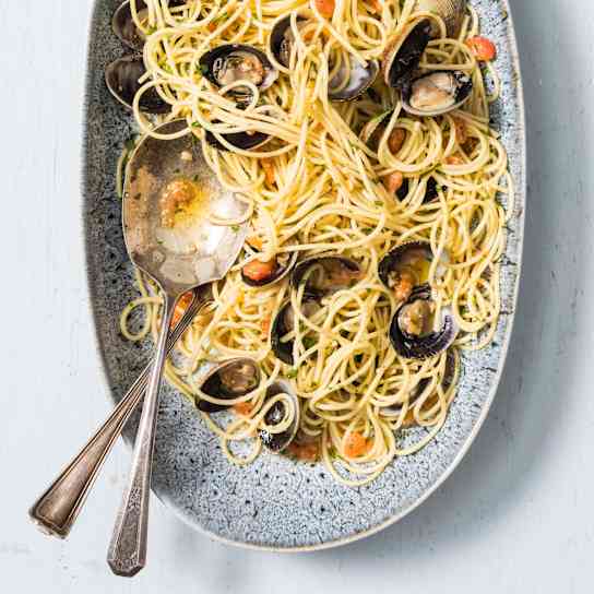 Italian Spaghetti with Clams