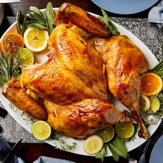 Stuffed Spatchcock Turkey