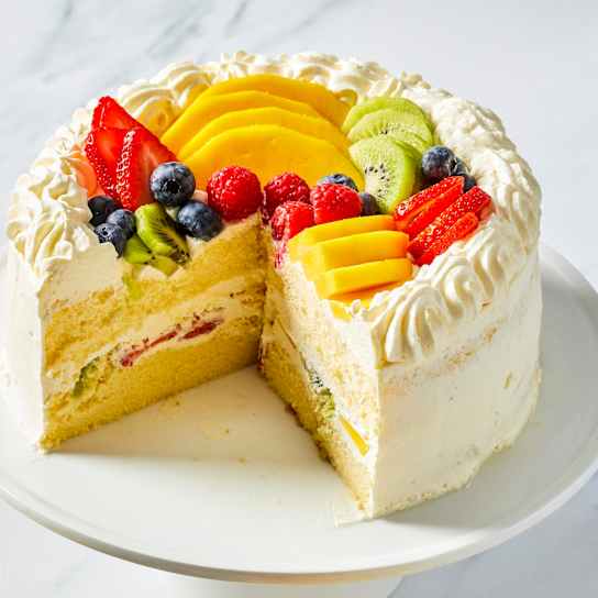 Fresh Fruit Cream Cake