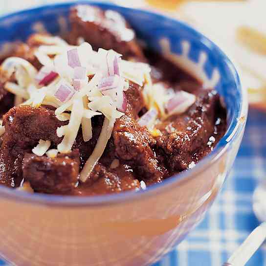 Slow-Cooker "Texas Red" Chili con Carne