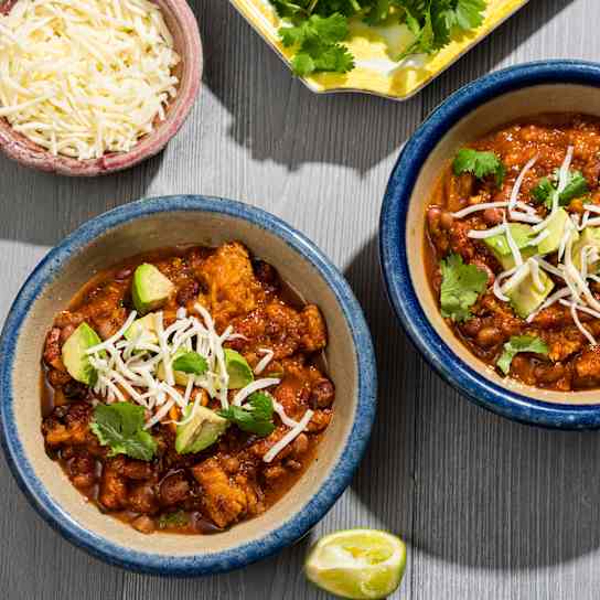 Instant Pot Bean and Sweet Potato Chili
