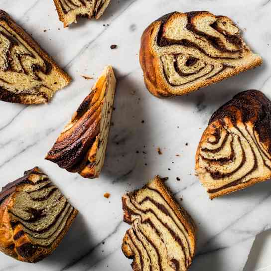 Dutch Oven Braided Chocolate Babka