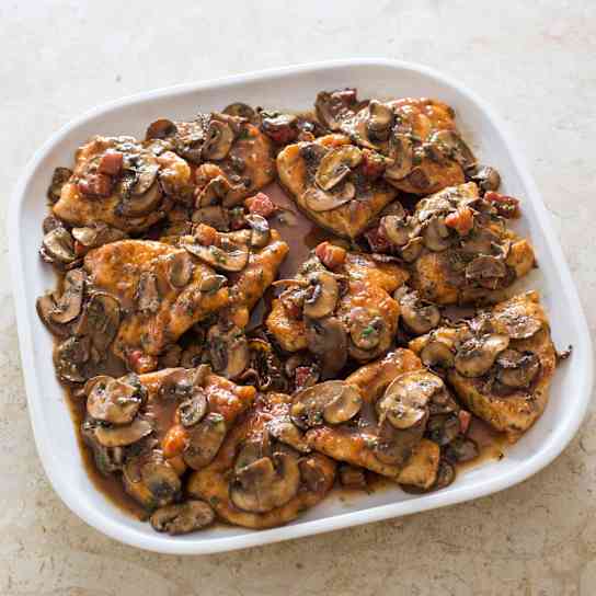 Better Chicken Marsala for Two