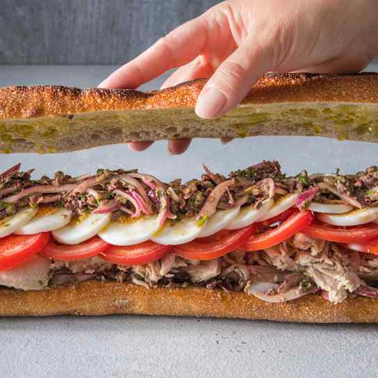 Pan Bagnat (Provençal Tuna Sandwich)