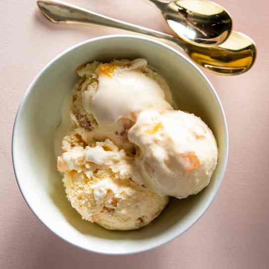 Fresh Peach Ice Cream